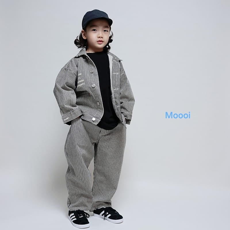Mooi Store - Korean Children Fashion - #designkidswear - Hickory Embroidery Denim Pants