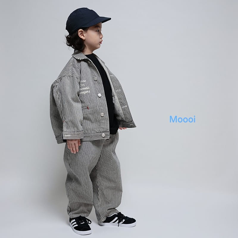 Mooi Store - Korean Children Fashion - #discoveringself - Hickory Embroidery Denim Pants - 2