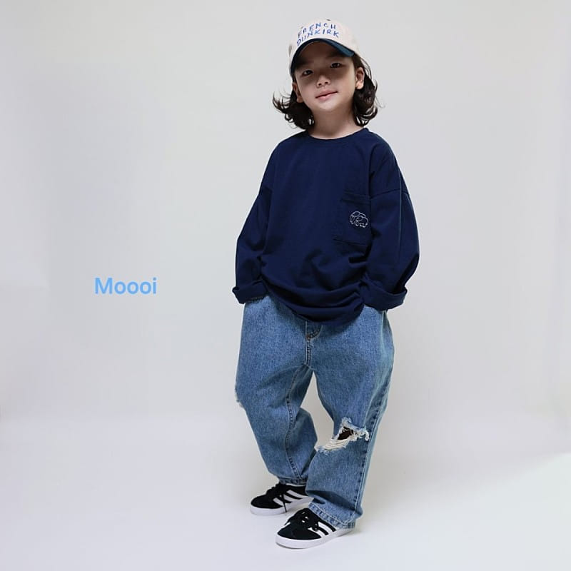 Mooi Store - Korean Children Fashion - #discoveringself - Vintage Denim Pants - 5