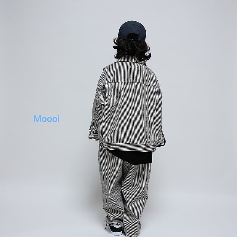 Mooi Store - Korean Children Fashion - #kidsstore - Hickory Embroidery Denim Pants - 5