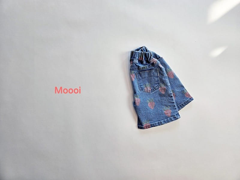 Mooi Store - Korean Children Fashion - #kidsstore - Strawberry Denim Shorts - 9