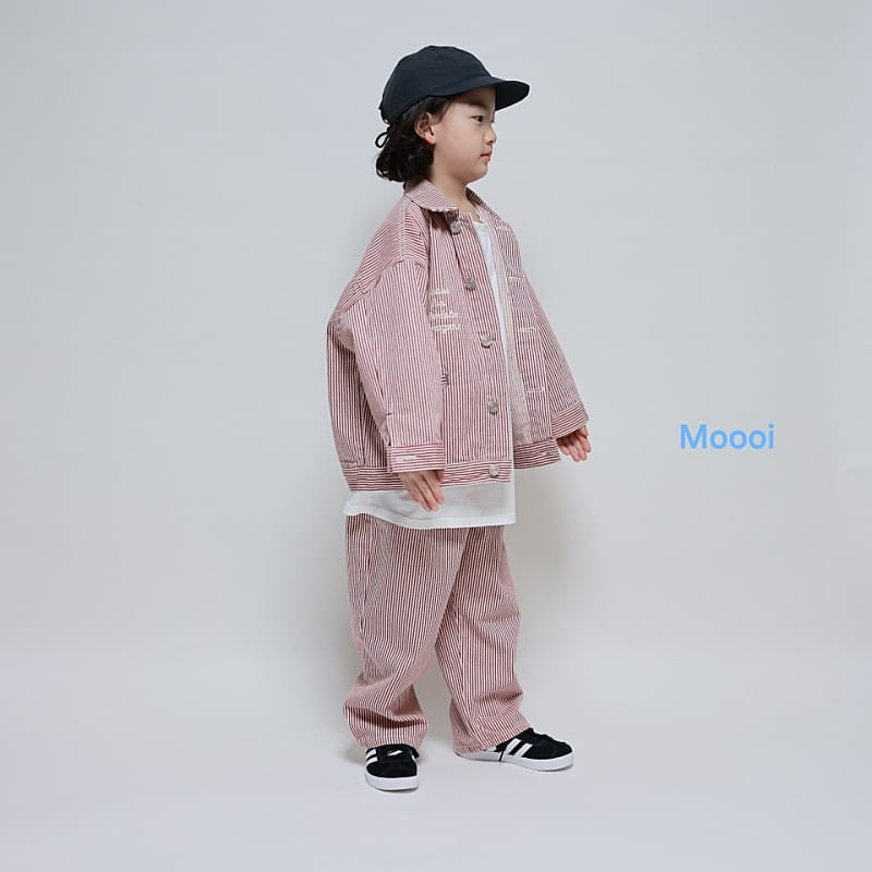 Mooi Store - Korean Children Fashion - #kidzfashiontrend - Hickory Embroidery Denim Pants - 6