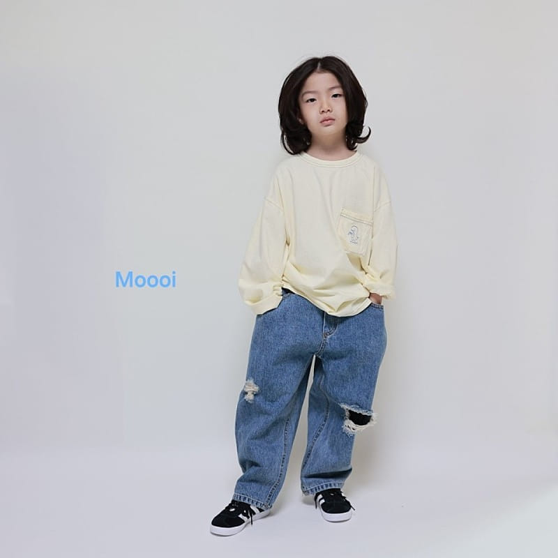 Mooi Store - Korean Children Fashion - #kidzfashiontrend - Vintage Denim Pants - 9