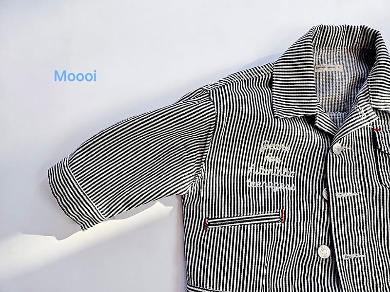 Mooi Store - Korean Children Fashion - #kidzfashiontrend - Hickory Embroidery Denim Jacket - 12