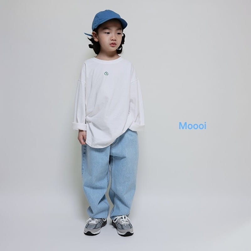 Mooi Store - Korean Children Fashion - #Kfashion4kids - Smile Embroidery Denim - 4