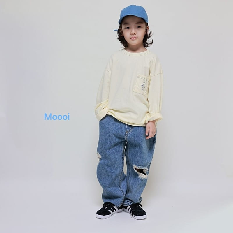 Mooi Store - Korean Children Fashion - #littlefashionista - Vintage Denim Pants - 11