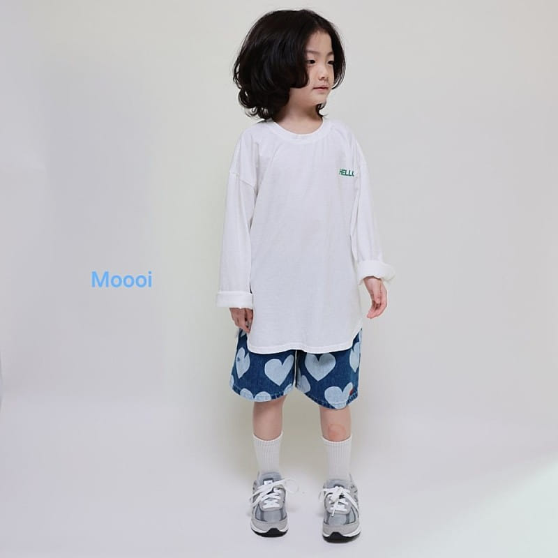 Mooi Store - Korean Children Fashion - #magicofchildhood - Heart Denim Shorts - 7
