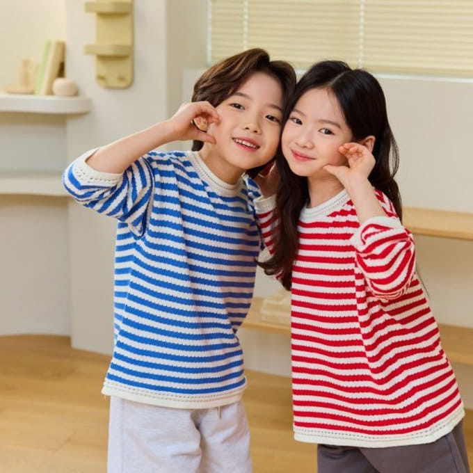 More - Korean Children Fashion - #Kfashion4kids - Hol ST Round Knit