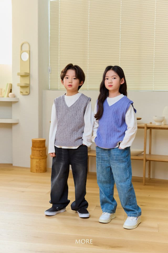 More - Korean Children Fashion - #fashionkids - Daily Wide Denim Pants - 3
