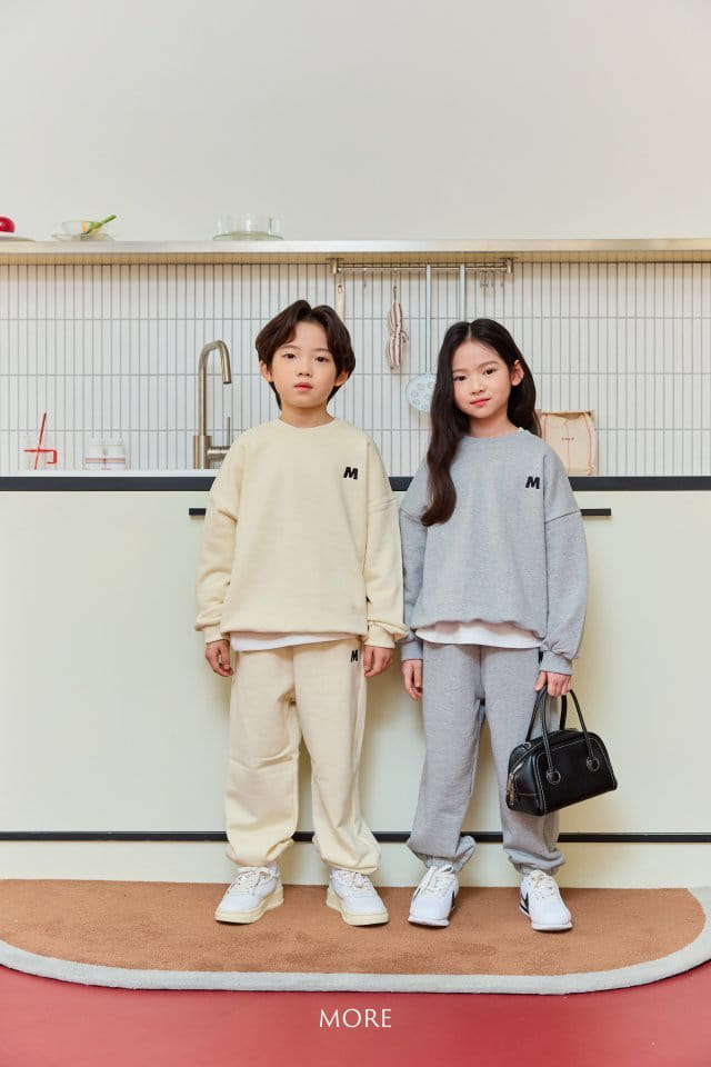More - Korean Children Fashion - #discoveringself - Emblem Top Bottom Set - 4