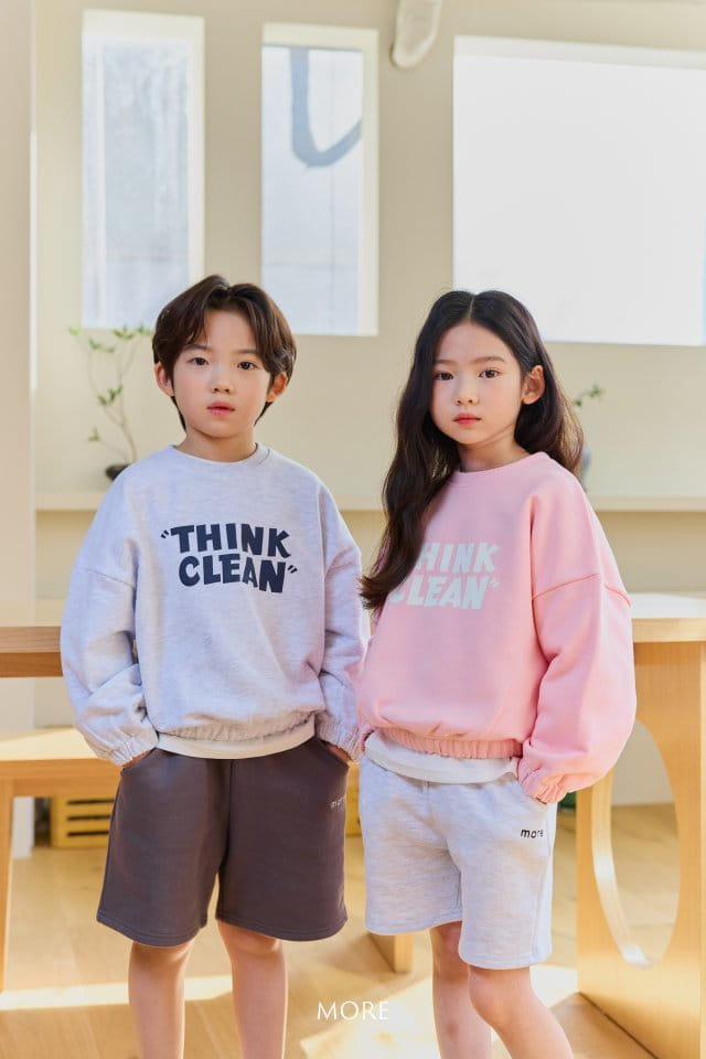 More - Korean Children Fashion - #kidsshorts - Think Clean Banding Tee - 8