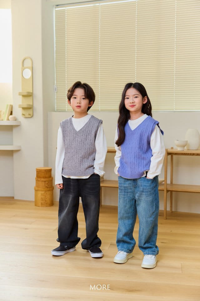 More - Korean Children Fashion - #fashionkids - Daily Wide Denim Pants - 4