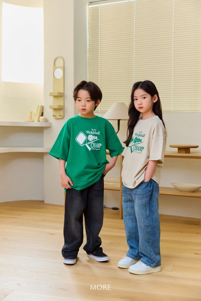 More - Korean Children Fashion - #kidsshorts - Champ Short Sleeve Tee - 3