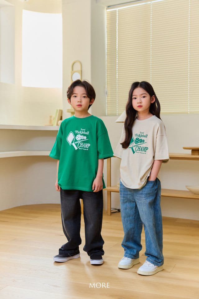More - Korean Children Fashion - #kidsshorts - Champ Short Sleeve Tee - 4