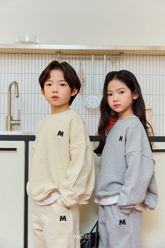More - Korean Children Fashion - #littlefashionista - Emblem Top Bottom Set - 9