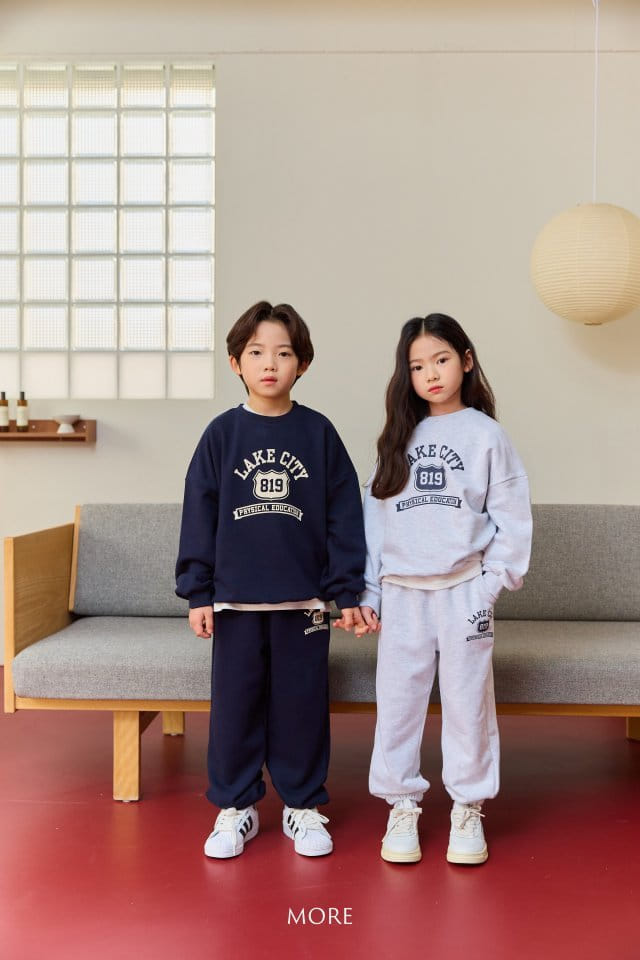 More - Korean Children Fashion - #littlefashionista - Lake City Top Bottom Set - 8