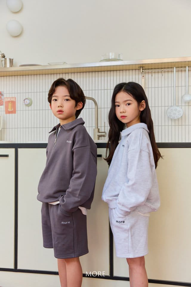 More - Korean Children Fashion - #prettylittlegirls - More Half Zip Up Top Bottom Set - 10