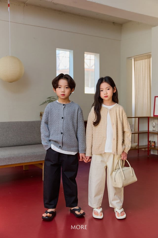 More - Korean Children Fashion - #prettylittlegirls - Cable Cardigan - 9
