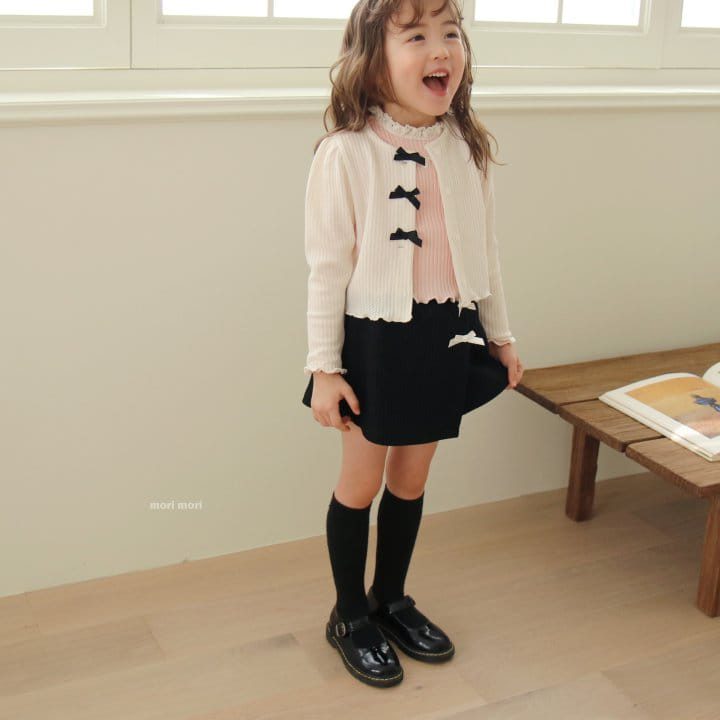 Mori Mori - Korean Children Fashion - #childrensboutique - Flinn Ribbon Skirt Pants - 10
