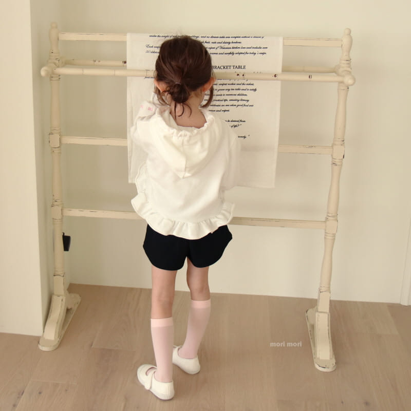 Mori Mori - Korean Children Fashion - #kidsshorts - Na Na Hoody Tee - 8