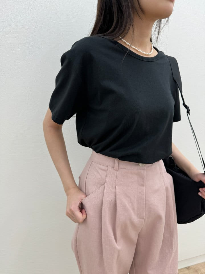 Most - Korean Women Fashion - #shopsmall - U Neck Tee - 8