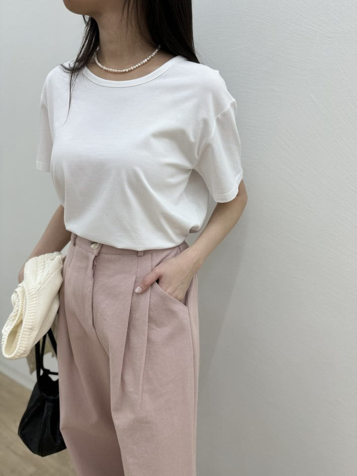 Most - Korean Women Fashion - #vintageinspired - U Neck Tee - 4
