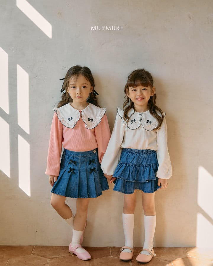 Murmure - Korean Children Fashion - #Kfashion4kids - Bbi Coat Collar Tee