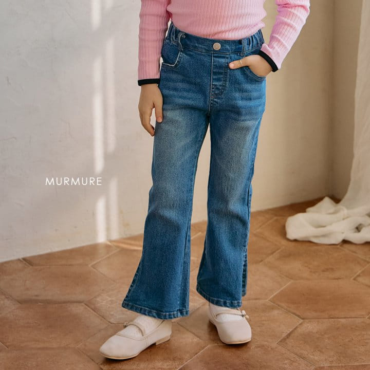 Murmure - Korean Children Fashion - #childofig - Bridge Boots Cut Denim Pants