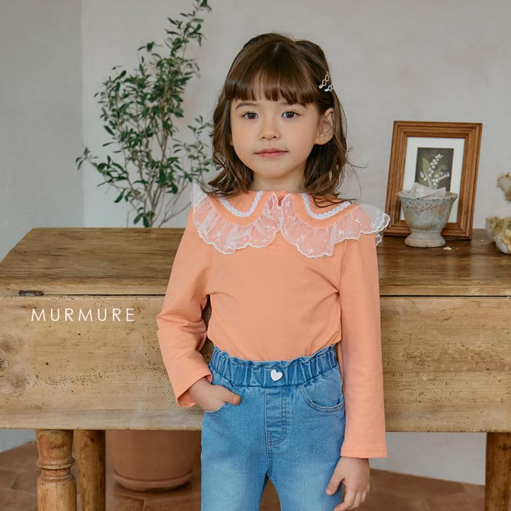 Murmure - Korean Children Fashion - #littlefashionista - Rne Collar Tee