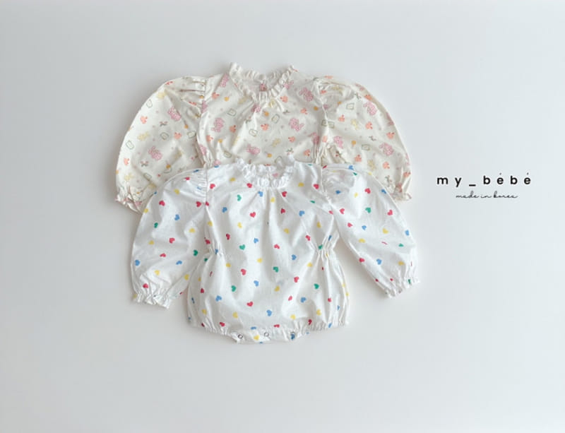 My Bebe - Korean Baby Fashion - #babyboutique - Spring Picnic Body Suit