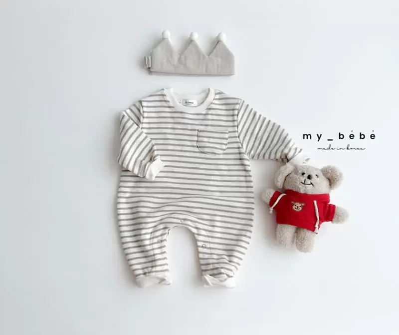 My Bebe - Korean Baby Fashion - #babyfashion - ST Body Suit SS - 4