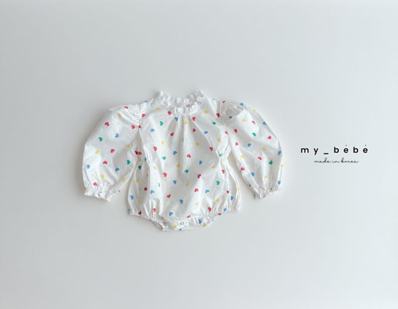 My Bebe - Korean Baby Fashion - #babygirlfashion - Spring Picnic Body Suit - 6