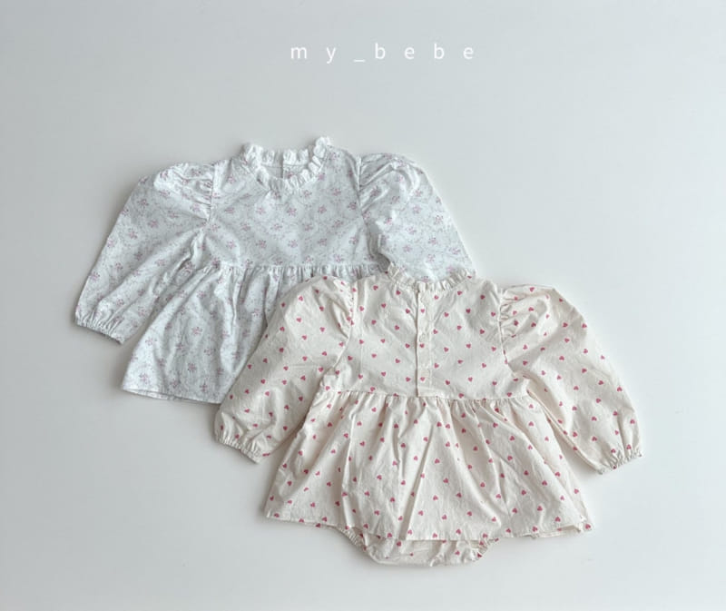 My Bebe - Korean Baby Fashion - #babylifestyle - Bom Bom One-Piece Body Suit - 5