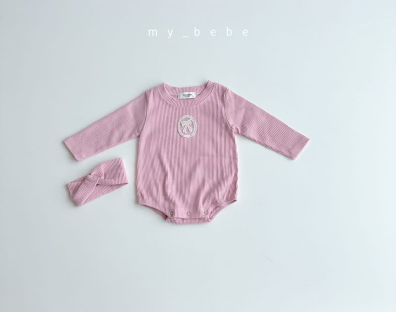 My Bebe - Korean Baby Fashion - #babyoninstagram - Lace Basic Body Suit - 7