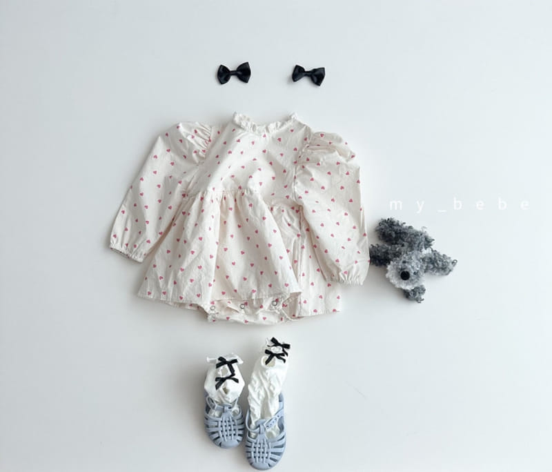 My Bebe - Korean Baby Fashion - #babyoninstagram - Bom Bom One-Piece Body Suit - 6