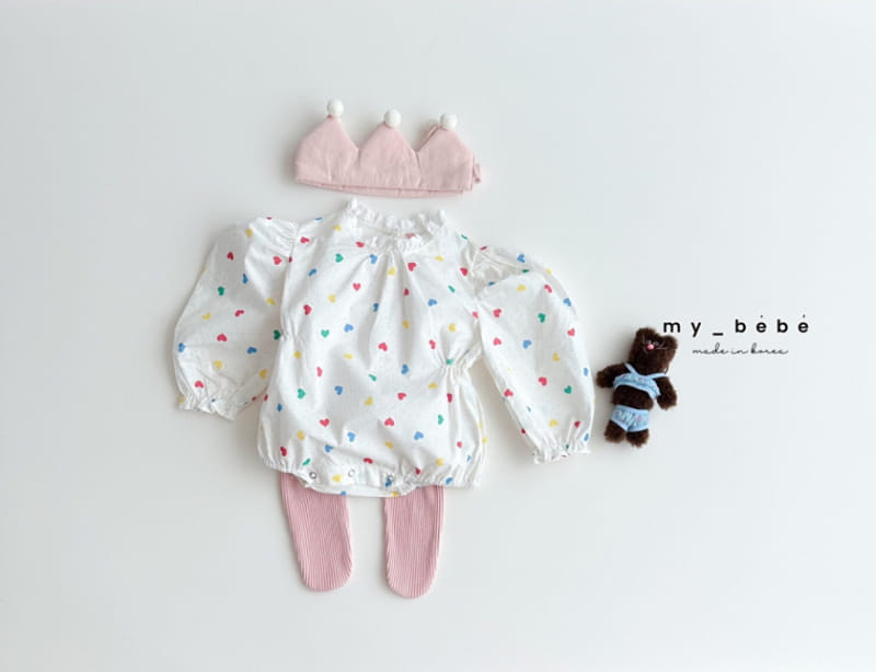 My Bebe - Korean Baby Fashion - #babyootd - Spring Picnic Body Suit - 9