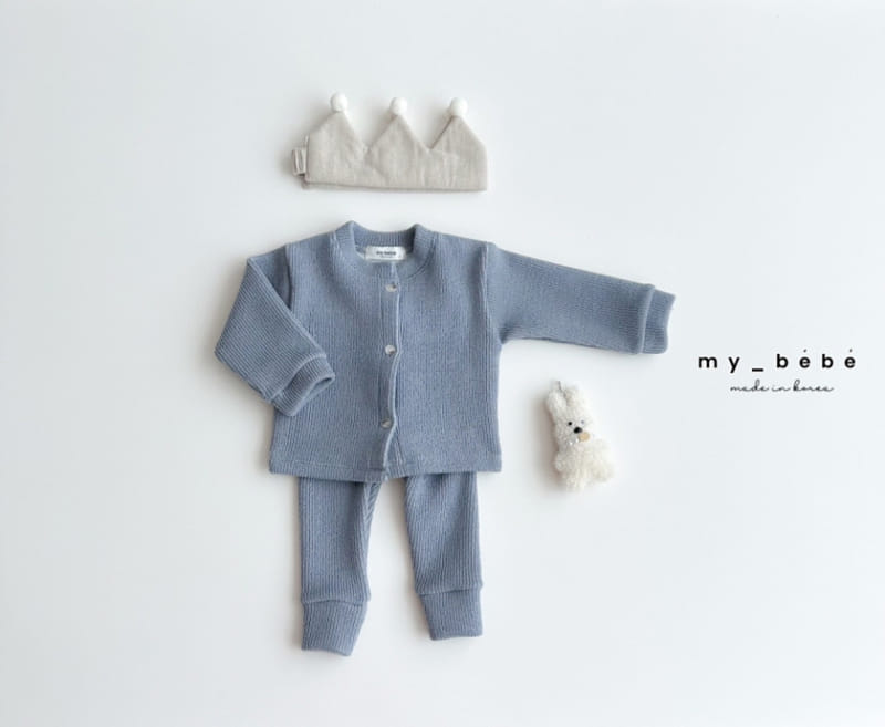 My Bebe - Korean Baby Fashion - #babyootd - Pho Long Cardigan - 6