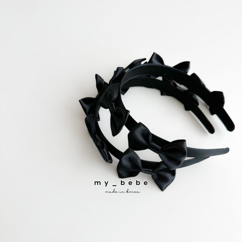 My Bebe - Korean Baby Fashion - #babyootd - Ribbon Ribbon Hair Band