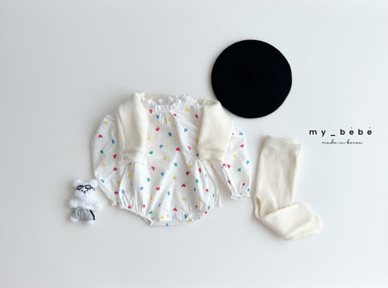 My Bebe - Korean Baby Fashion - #babyoutfit - Spring Picnic Body Suit - 10
