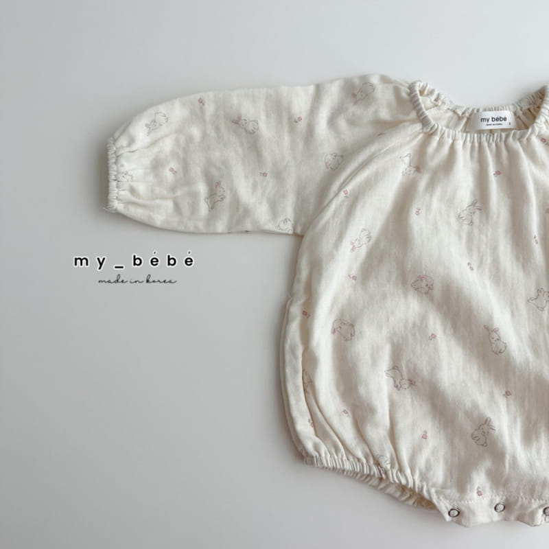 My Bebe - Korean Baby Fashion - #babywear - Bib Body Suit Set - 8