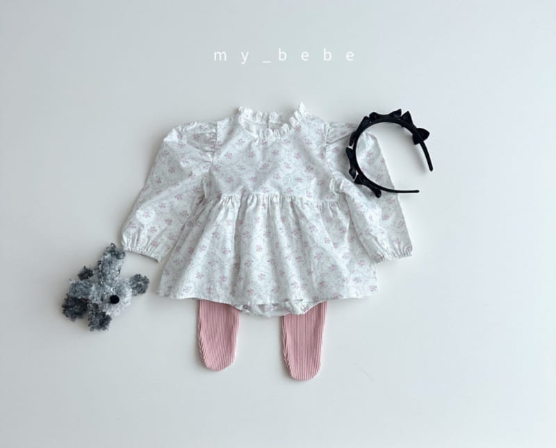 My Bebe - Korean Baby Fashion - #babywear - Bom Bom One-Piece Body Suit - 10