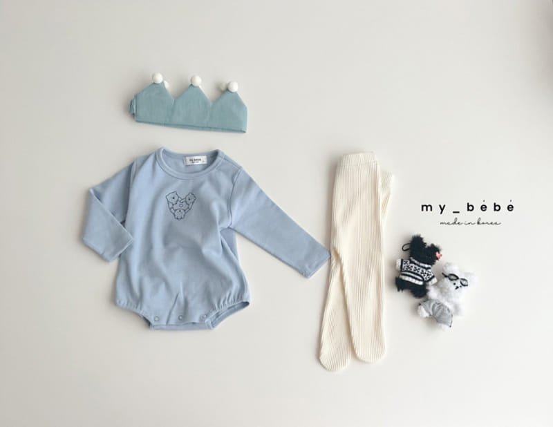 My Bebe - Korean Baby Fashion - #onlinebabyboutique - Bear Hat Body Suit - 11