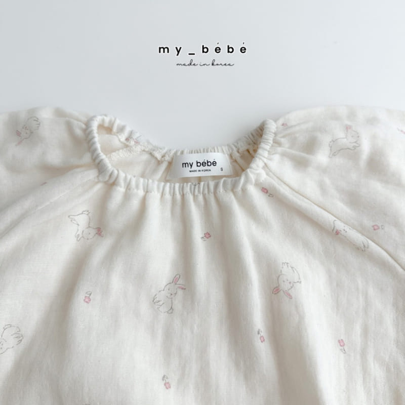 My Bebe - Korean Baby Fashion - #onlinebabyboutique - Bib Body Suit Set - 9