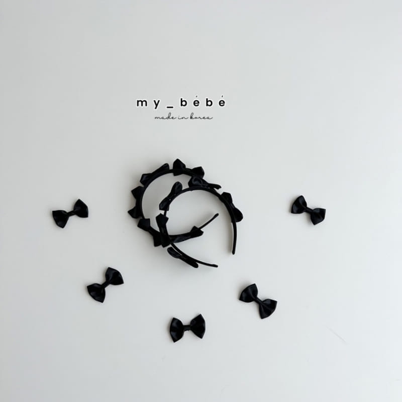 My Bebe - Korean Baby Fashion - #onlinebabyboutique - Ribbon Ribbon Hair Band - 5