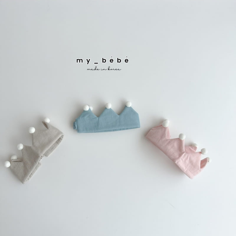 My Bebe - Korean Baby Fashion - #onlinebabyshop - Pon Pon Crown - 2