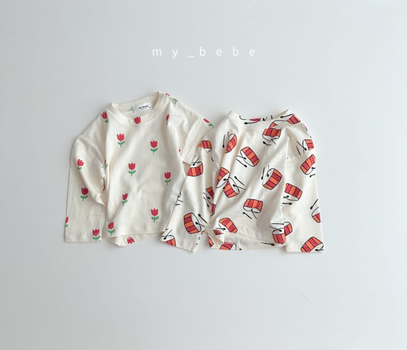 My Bebe - Korean Children Fashion - #Kfashion4kids - Single Long Sleeve Tee - 3