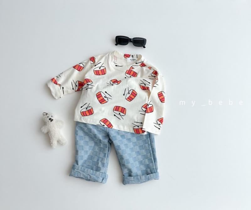 My Bebe - Korean Children Fashion - #childrensboutique - Single Long Sleeve Tee - 10