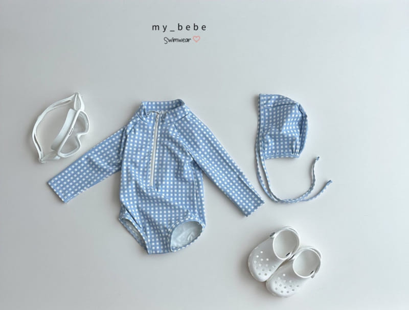 My Bebe - Korean Children Fashion - #childrensboutique - Basic Zipper Rash Guard - 8