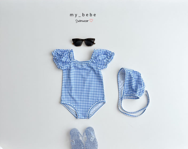 My Bebe - Korean Children Fashion - #discoveringself - Shirring Swimsuit - 7