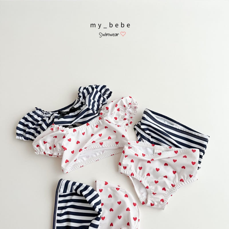 My Bebe - Korean Children Fashion - #fashionkids - Bikini Shirring Swimsuit - 10